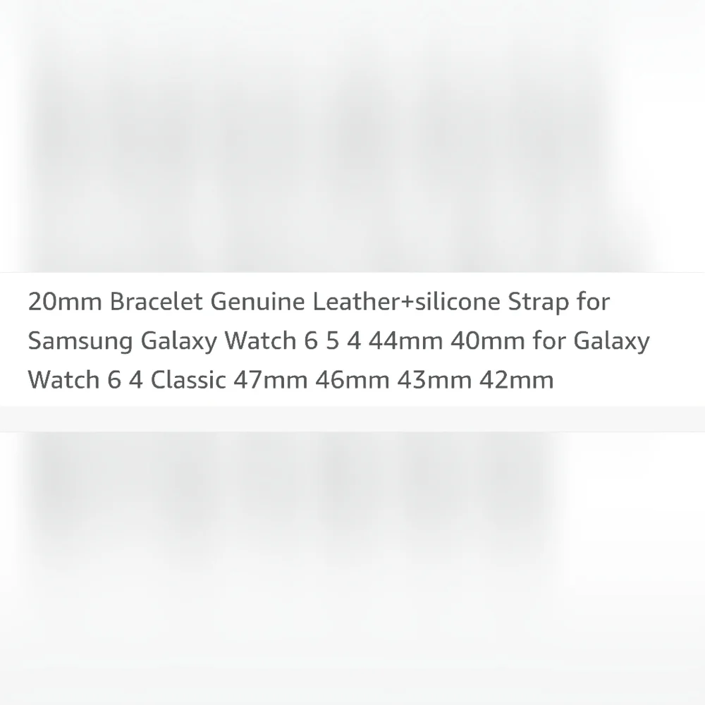 Brown Leather Smartwatch Magnetic Band